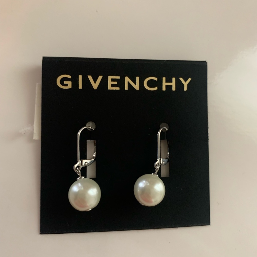 Givenchy pearl drop earrings